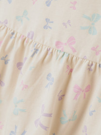 NAME IT Kortærmet Kjole Vigga Buttercream Bows
